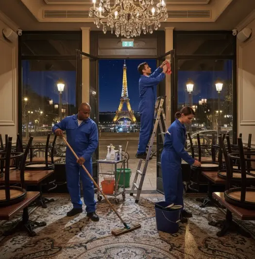 Service de menage pour restaurants et cafés à Paris