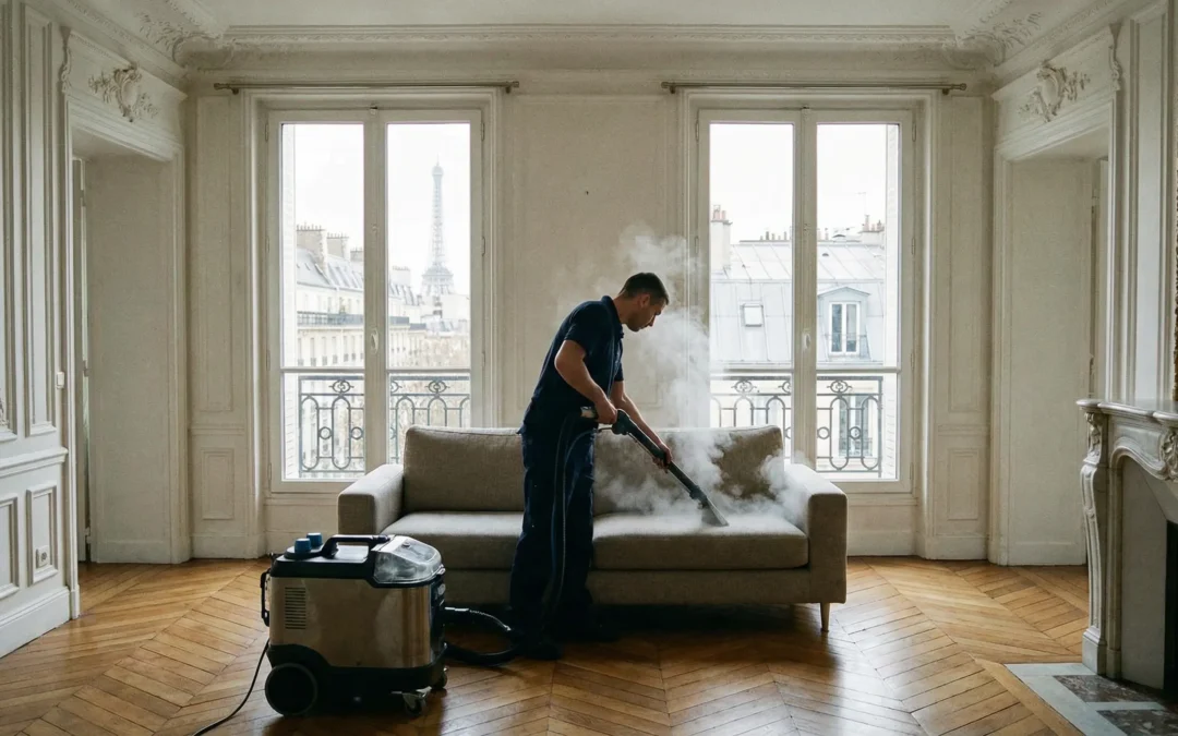 Entreprise de nettoyage canapé Paris
